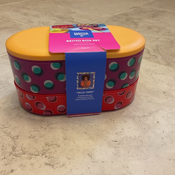 Tabitha Brown Other - Tabitha Brown Multicolor Bento Box Set w/fork and spoon included NWT